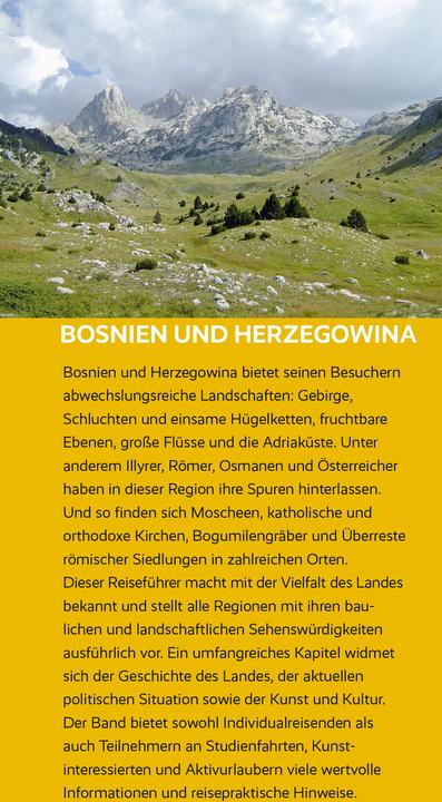 Produktbild Reiseführer Bosnien und Herzegowina (Deutsch, Matthias Jacob, Marko Plesnik, 2024)