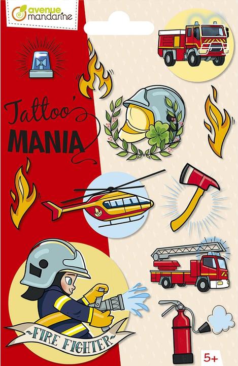 Image du produit Avenue Mandarine Kit de tatouage Tattoo Mania Pompiers