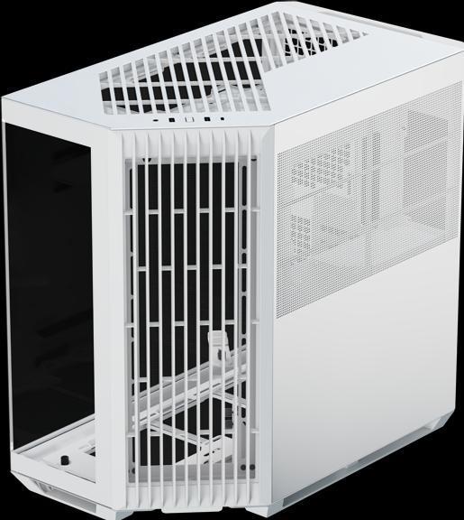 Actual product image APNX V1 PC case, midi tower, ATX, tempered glass - white (ATX)