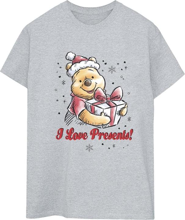 Immagine prodotto Disney Winnie The Pooh Love Presents Maglietta Ampia Donna (M)