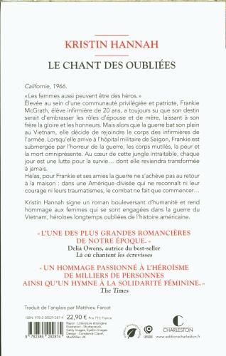 Produktbild Le chant des oubliées (Französisch, Hannah Kristin, 2025)