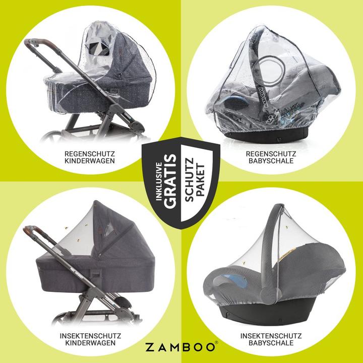 Produktbild Hauck 3in1 Kinderwagen-Set Saturn R Trio Set inkl.