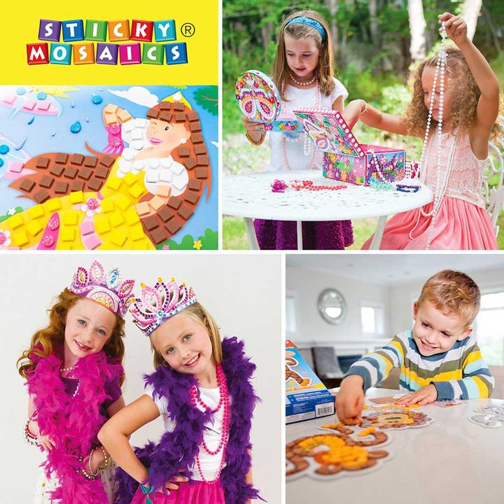 Actual product image Invento Sticky Mosaic Travel Pack Horses 3 motifs