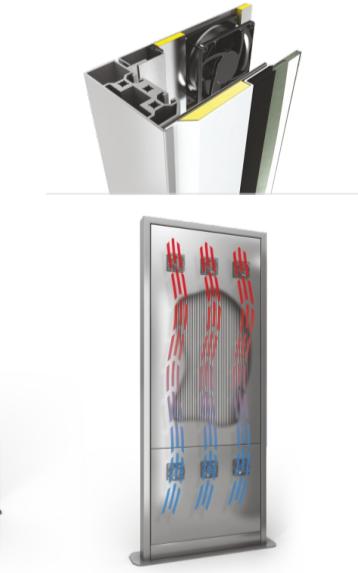 Produktbild DSS Outdoor Stele Portrait, 46" Bildschirm