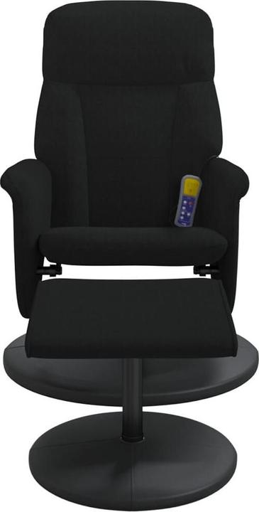 Actual product image VidaXL Massage chair with footstool black velvet,colour