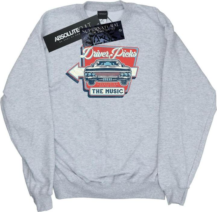 Immagine prodotto Supernatural Driver Picks The Music Felpa Uomo (XXL)