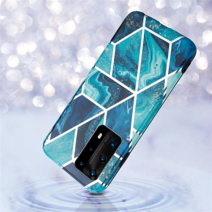 Produktbild Cadorabo IMD TPU Bunter Marmor Cover (Huawei P40)