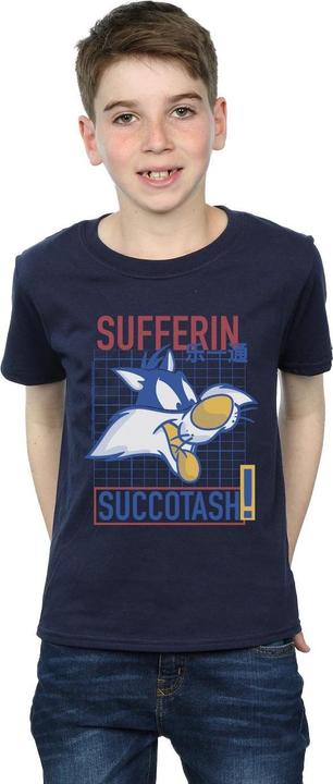 Actual product image Looney Tunes Boys Sylvester Sufferin Succotash T-Shirt (140, 146)