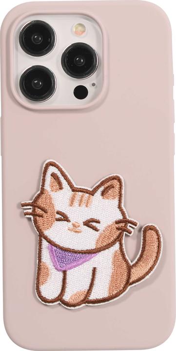 Produktbild PhoneLook Sticker Aufkleber für Handy/Tablet/Computer 3D gestickt Kleine süsse Katze