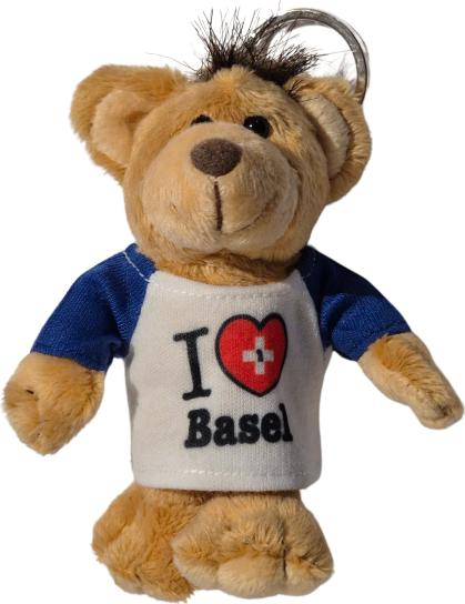 Immagine prodotto CreaDiva Plüsch Bär Schlüsselanhänger - I like Basel