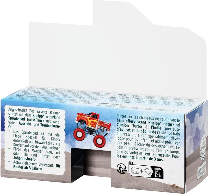 Actual product image Kneipp Naturkind Sprudelbad Turbo-Truck (Bath pearls)