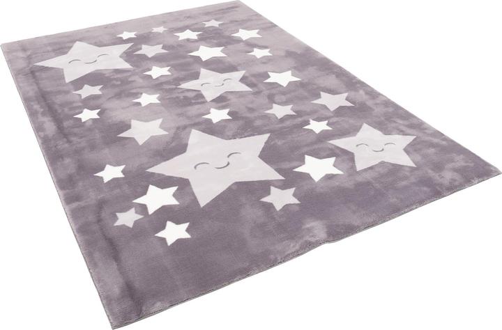Image du produit Pergamon Super Soft Fellteppich Pearl Kids Sterne (80 x 150 cm)