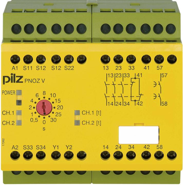 Actual product image Pilz GmbH & Co. KG Emergency stop switchgear PNOZ V 30s 24VDC