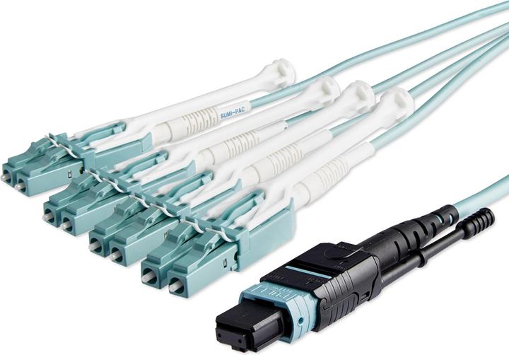 Actual product image StarTech MPO/MTP to LC Breakout Cable - Plenum-Ra (10 m)