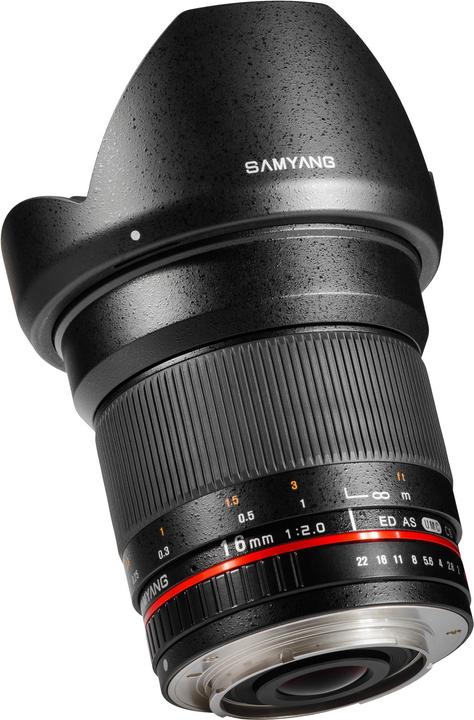 Produktbild Samyang 16mm F2.0 Pentax (Pentax K, APS-C / DX)
