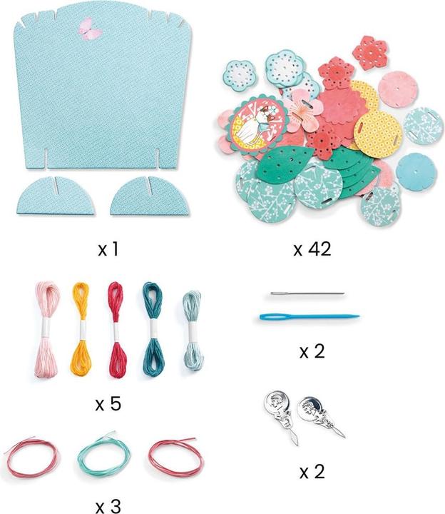 Produktbild Djeco DIY - Halsketten Flora