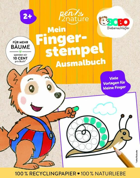 Actual product image Bobo Dormouse My Finger Stamp-