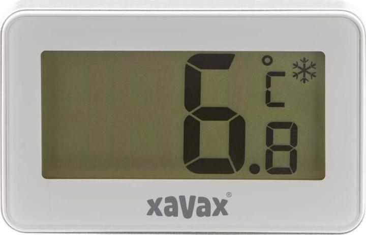 Xavax Termometro digitale per frigorifero, freezer e congelatore, bianco