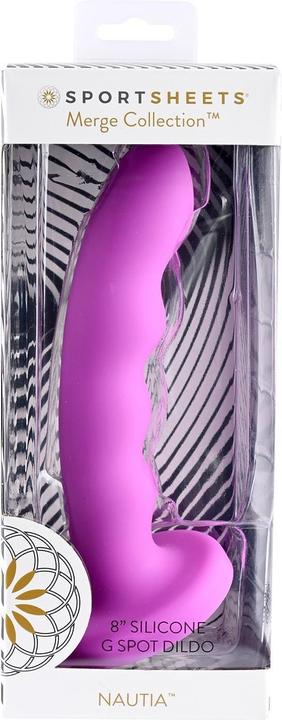 Image du produit Sportsheets Merge Collection - Nautia - Godemiché G-Spot 8" en silicone solide