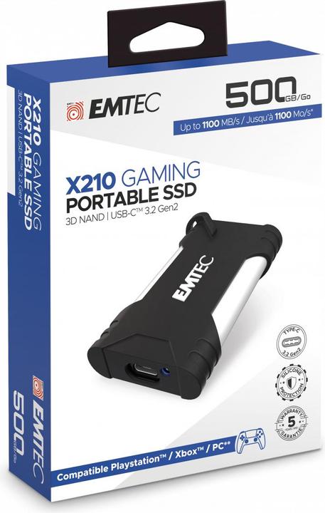 Immagine prodotto Emtec X210G Gaming SSD (500 GB)
