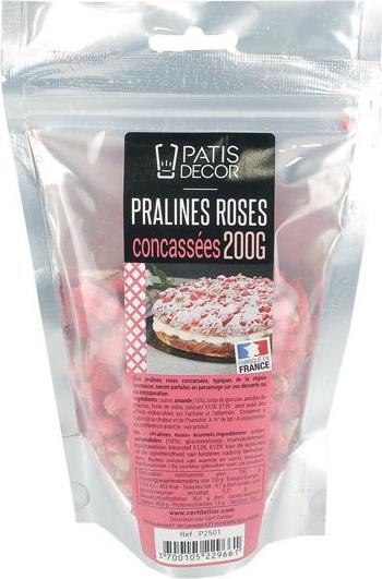 Produktbild Patisdécor Rosa Pralinen, zerkleinert (200g) (200 g)