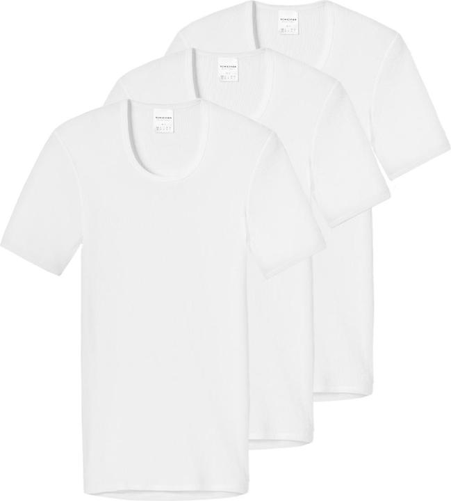 Actual product image Schiesser 3-pack Original Classics double rib vest / short sleeve shirt (L)