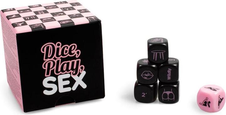 Image du produit Secret play Dice, Play, Sex (Jeux de dés, Anglais, Français, Néerlandais, Portugais, Italien, Allemand)