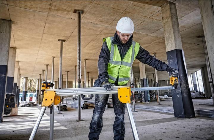Image du produit DeWalt Châssis (compact) DE7033 pour scies à onglet et tronçonneuses (25 cm, 250 cm)