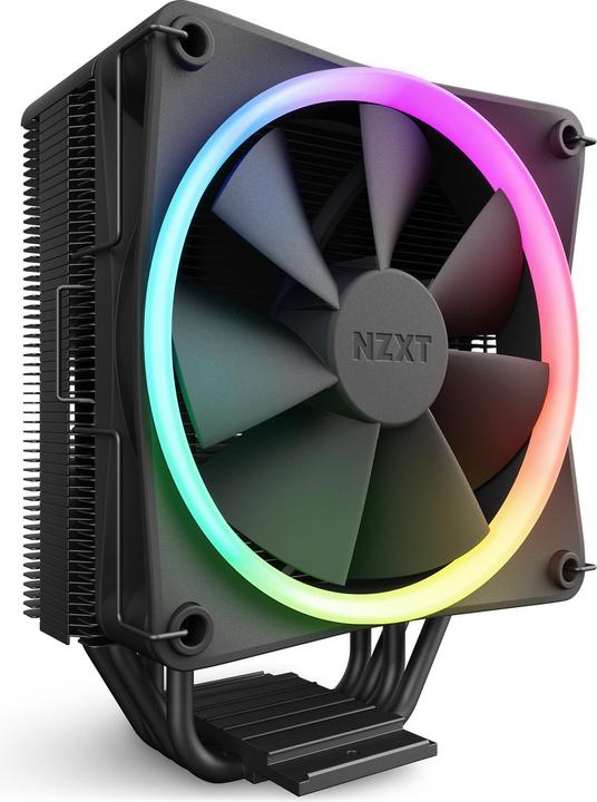 Actual product image NZXT T120 RGB Processor Air cooler 12 cm Black 1 pc(s)