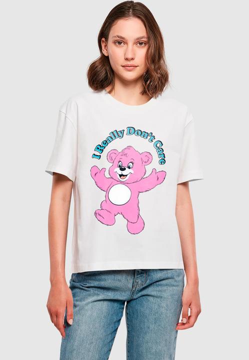 Actual product image Miss Tee Really Don't Care Pink Bear Tee - 187381 (S)