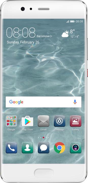 Actual product image Huawei P10 Plus (128 GB, Mystic Silver, 5.50", Single SIM, 20 Mpx, 4G)