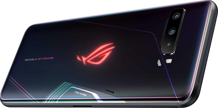 Actual product image ASUS ROG Phone 3 Strix (8GB) (256 GB, Black, 6.59", Dual SIM, 64 Mpx, 5G)