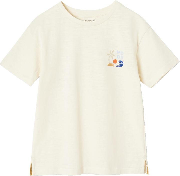 Vertbaudet Jungen T-Shirt mit XL-Print hinten und Recycling-Baumwolle