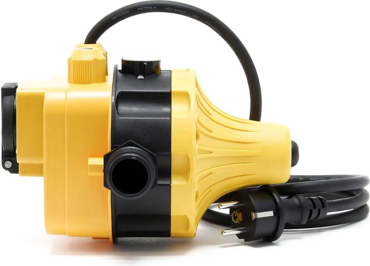 Actual product image Wiltec Pressure Switch EPC-5.1 230V with Socket for Domestic Waterwoks & Pumps with Dry-Run Protection (Domestic water pump)