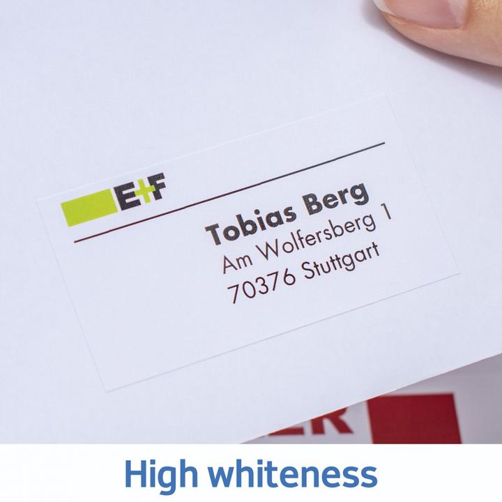 Actual product image HERMA Address labels A4