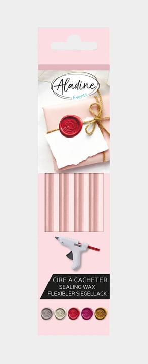 Produktbild Aladine Siegelwachs Pastellrosa, Wachsstifte für Wachspistole, Rosa