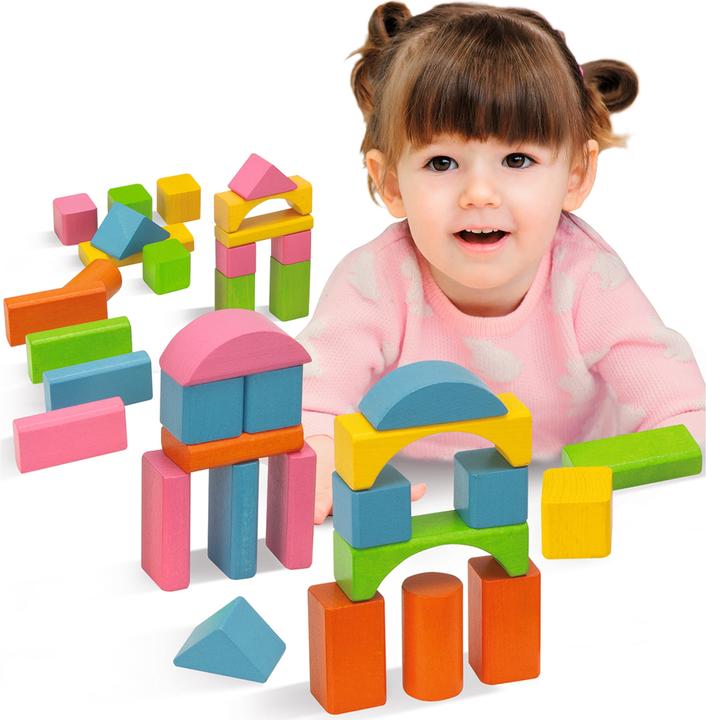 Produktbild Eichhorn Bunte Holzbausteine