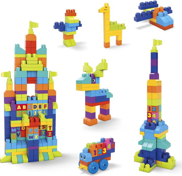Produktbild Mattel BLOKS Bauset mit extra grossem Bausteinebeutel mit 300 grossen Bausteinen