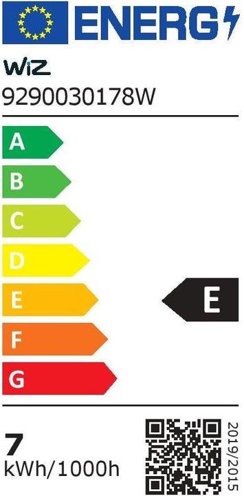 Energy Label WiZ Filament (E27, 6.70 W, 806 lm, 1 x, E)