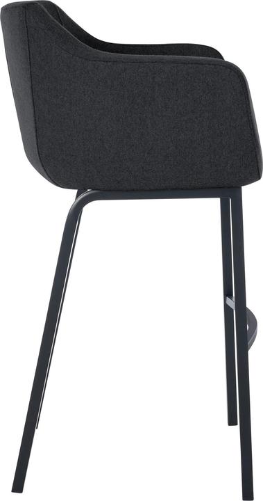Produktbild CLP Barhocker Monea B Filz, anthrazit