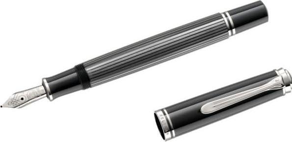 Immagine prodotto Pelikan Stilografica Souverän M605 Stresemann Sw 14-K/585 M confezione regalo (nero-antracite, 1 x)