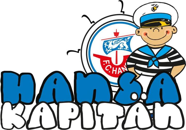 Produktbild FC Hansa Rostock FC Hansa Kapitän (120 x 84 cm)