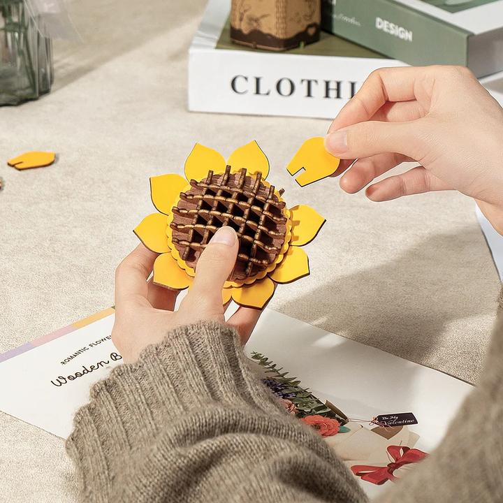 Image du produit Robotime Kit de maquettes 'BOUQUET DE FLEURS'.