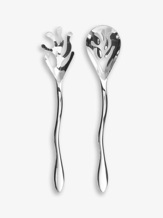 Produktbild Alessi Salatbesteck MEDITERRANEO silberfarben (Salatbesteck)