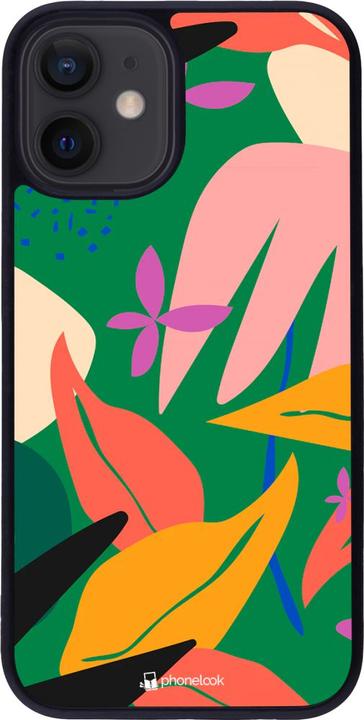 Image du produit PhoneLook Coque Silicone rigide noir Abstract Jungle (Apple iPhone 12 mini)