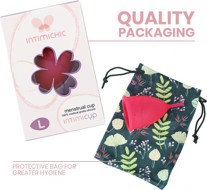 Actual product image Intimichic Copa Menstrual Silicona Medica L (L)