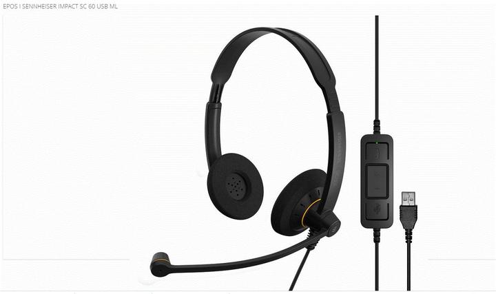 Actual product image EPOS Impact SC 60 ML (Cable, USB-A)