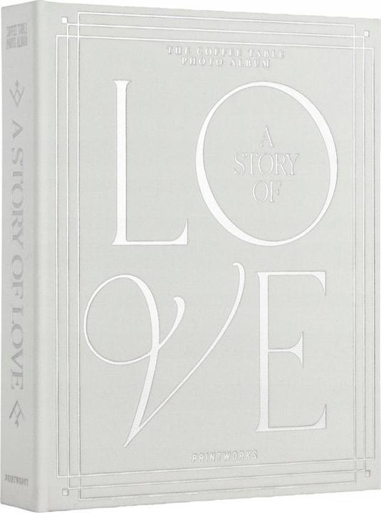 Actual product image Printworks Wedding album - A STORY OF LOVE white (28 x 21 cm)