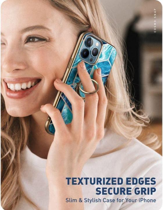 Produktbild Supcase Case IBLSN Cosmo Snap Apple iPhone 13 Pro Ocean Blue (Apple iPhone 13 Pro)