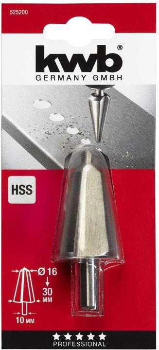 Produktbild kwb Metall-Schälbohrer 16-30 (16 mm, 30 mm)